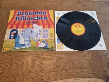 Benjamin Blümchen Folge 23 als Koch 1983 Kiosk 6.25448 Deutsche Pressung VG/VG+